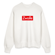 Zwolle trui. Uniseks oversize bio-sweater. - OFF WHITE