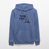 Boefjes Waalwijk.Uniseks bio-hoodie. - blauw