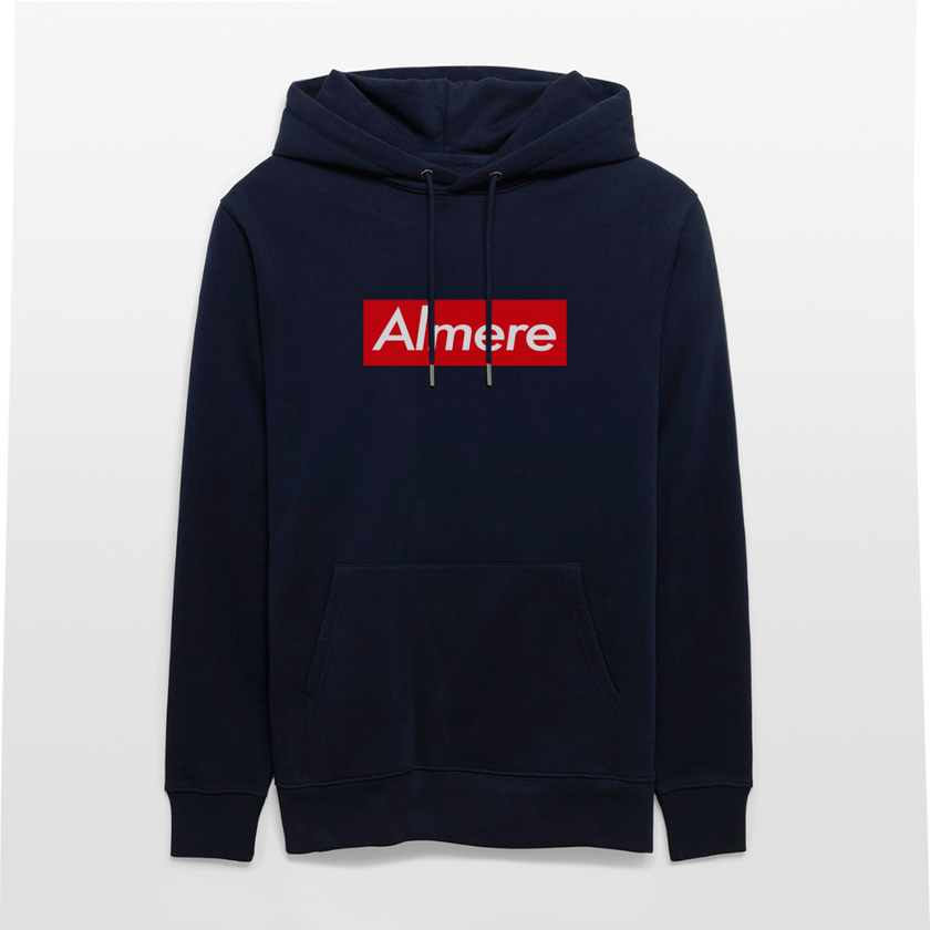 Almere hoodie. Uniseks bio-hoodie. - marine