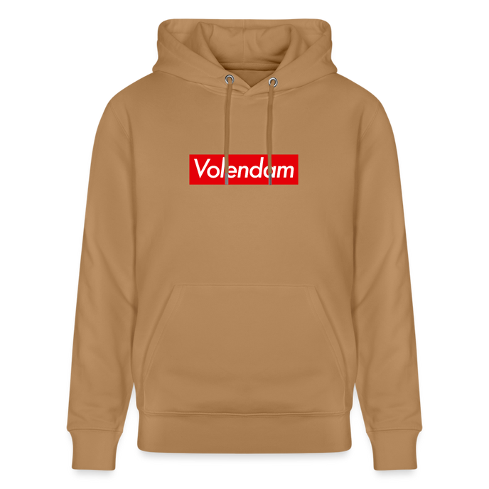 Volendam hoodie. Uniseks bio-hoodie. - Latte