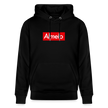 Almelo hoodie. Uniseks bio-hoodie. - zwart