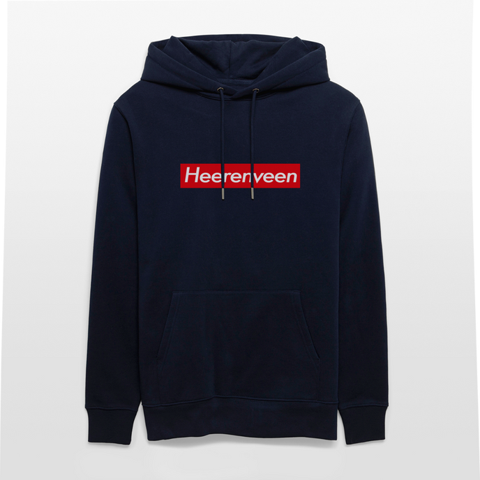 Heerenveen hoodie. Uniseks bio-hoodie. - marine