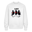 Three cool little birds Amsterdam Uniseks oversize bio-sweater - wit