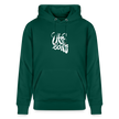 Witte letters Utrecht trui. Uniseks bio-hoodie. - forest