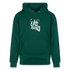 Witte letters Utrecht trui. Uniseks bio-hoodie. - forest