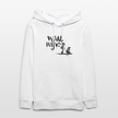 Boefjes Waalwijk.Uniseks bio-hoodie. - wit