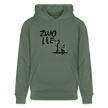 Boefjes Zwolle. Uniseks bio-hoodie. - dennengroen