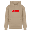 Heerenveen hoodie. Uniseks bio-hoodie. - beige