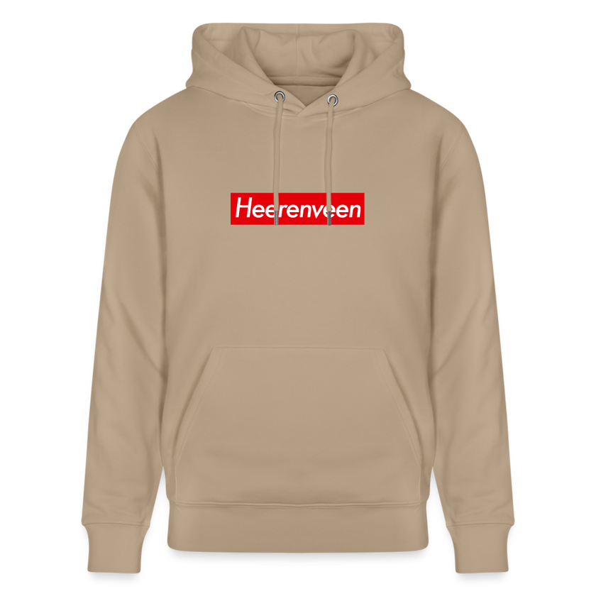 Heerenveen hoodie. Uniseks bio-hoodie. - beige