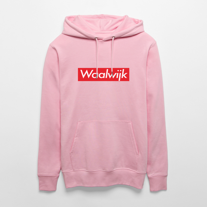 Waalwijk hoodie. Uniseks bio-hoodie. - lichtroze