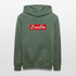 Zwolle hoodie. Uniseks bio-hoodie. - dennengroen