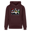 Three bad #ass little birds, bob Marley Amsterdam Uniseks bio-hoodie - maroon