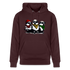 Three bad #ass little birds, bob Marley Amsterdam Uniseks bio-hoodie - maroon