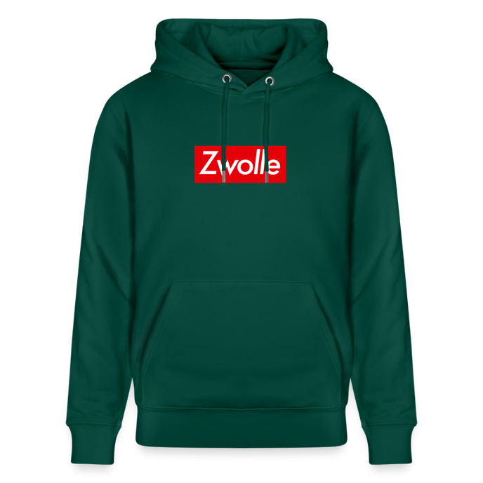 Zwolle hoodie. Uniseks bio-hoodie. - forest