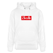 Zwolle hoodie. Uniseks bio-hoodie. - wit