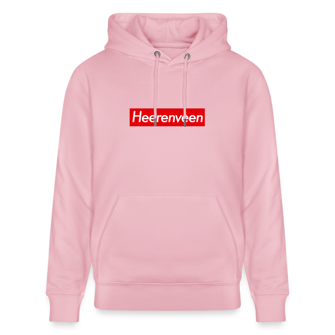 Heerenveen hoodie. Uniseks bio-hoodie. - lichtroze