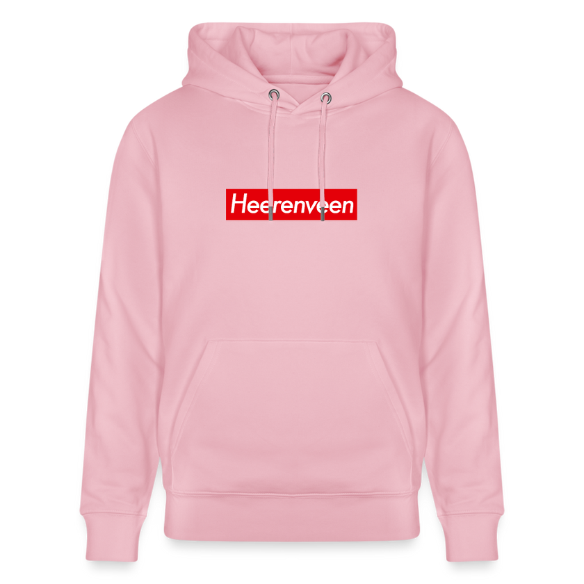 Heerenveen hoodie. Uniseks bio-hoodie. - lichtroze