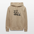 Boefjes Rotterdam. Uniseks bio-hoodie. - beige