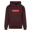 Waalwijk hoodie. Uniseks bio-hoodie. - maroon