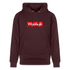 Waalwijk hoodie. Uniseks bio-hoodie. - maroon