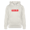 Rotterdam hoodie. Uniseks bio-hoodie. - beige gemêleerd