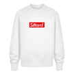 Sittard trui. Uniseks oversize bio-sweater. - wit