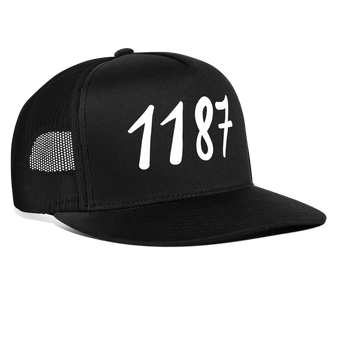 1187 trucker cap. 1187 Amstelveen pet - zwart/zwart