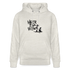 Boefjes Heerenveen. Uniseks bio-hoodie. - beige gemêleerd