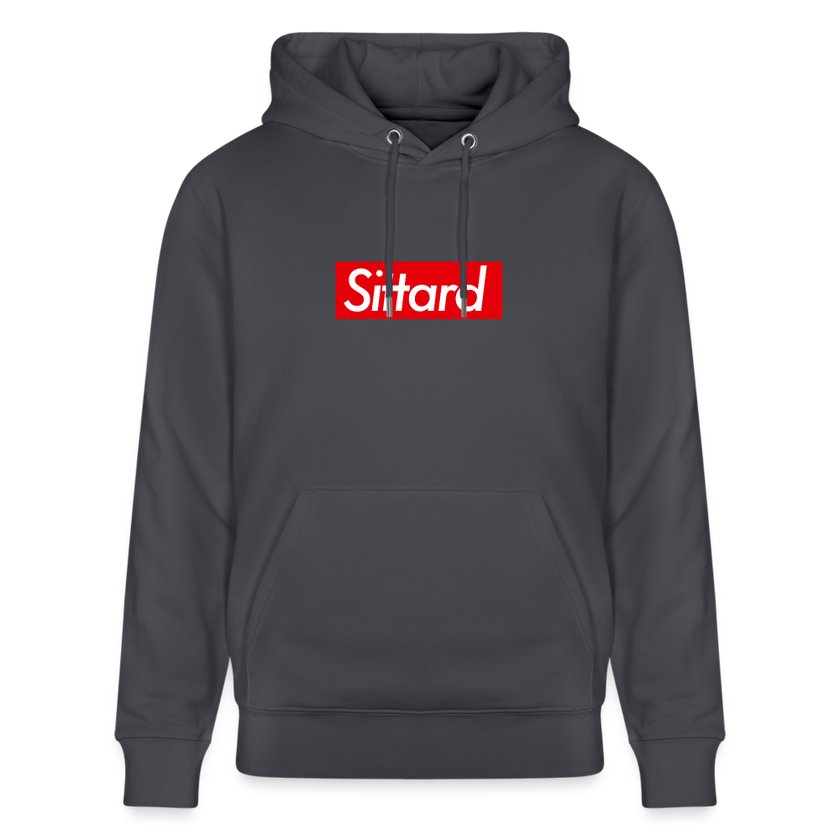 Sittard hoodie. Uniseks bio-hoodie. - indigo