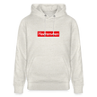 Heerenveen hoodie. Uniseks bio-hoodie. - beige gemêleerd