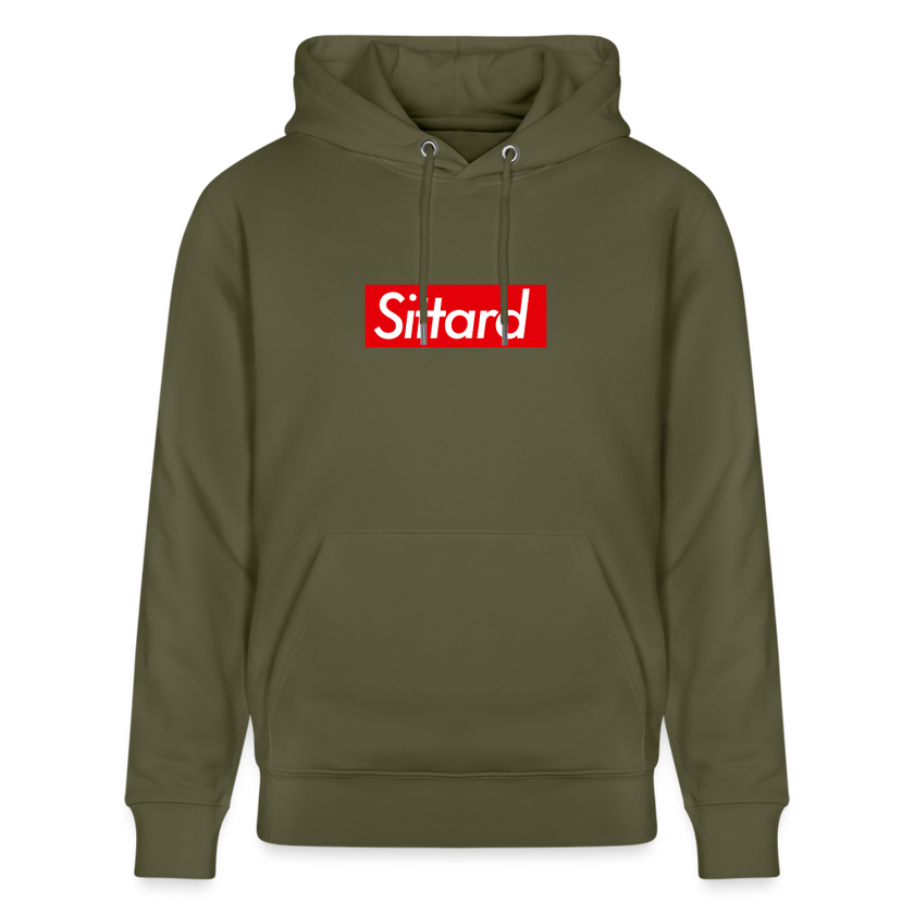 Sittard hoodie. Uniseks bio-hoodie. - kakigroen