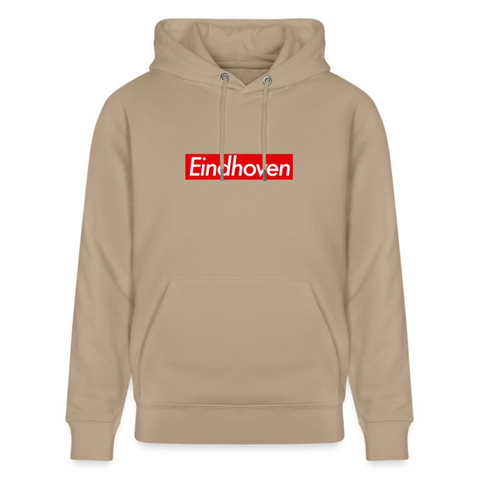 Eindhoven hoodie. Uniseks bio-hoodie. - beige