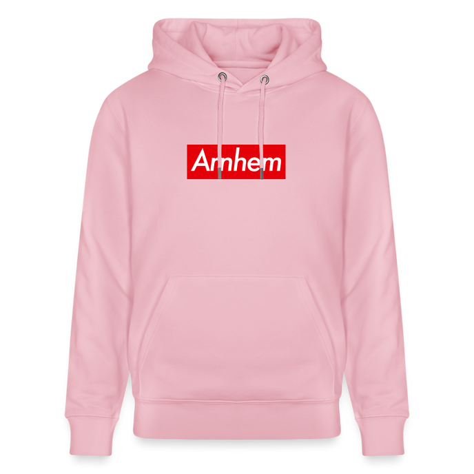 Arnhem hoodie. Uniseks bio-hoodie. - lichtroze