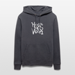 Witte letters Heerenveen trui. Uniseks bio-hoodie. - indigo