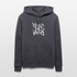 Witte letters Heerenveen trui. Uniseks bio-hoodie. - indigo