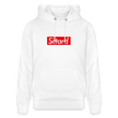 Sittard hoodie. Uniseks bio-hoodie. - wit