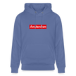 Amsterdam hoodie. Uniseks bio-hoodie. - blauw