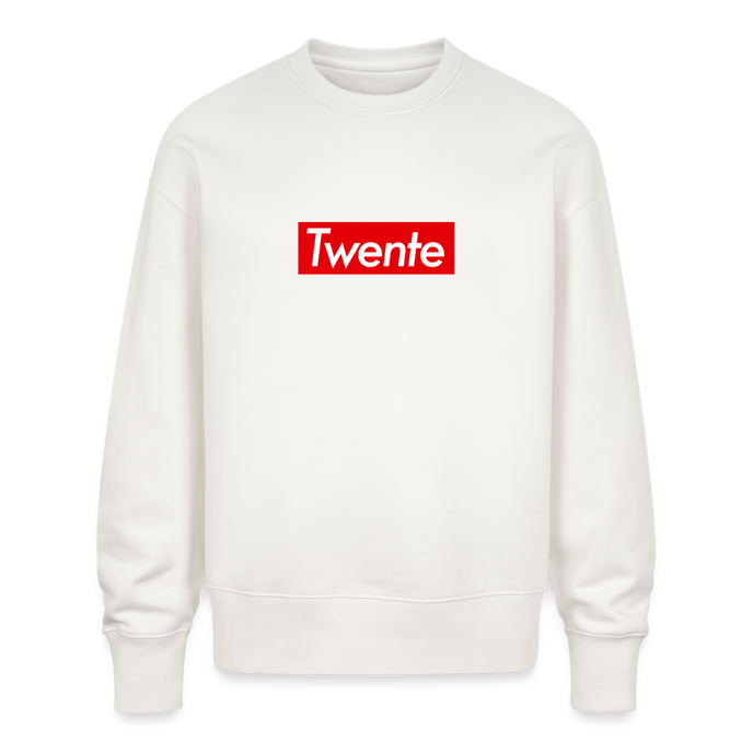 Twente trui. Uniseks oversize bio-sweater. - OFF WHITE