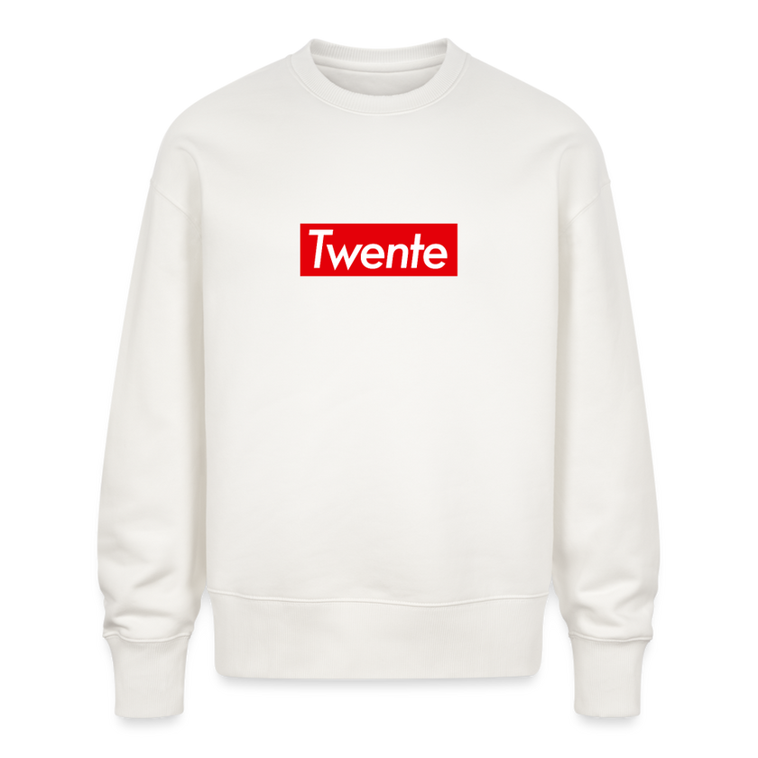 Twente trui. Uniseks oversize bio-sweater. - OFF WHITE