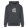 Witte letters Almere trui. Uniseks bio-hoodie. - indigo