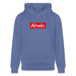 Almelo hoodie. Uniseks bio-hoodie. - blauw