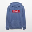 Almelo hoodie. Uniseks bio-hoodie. - blauw