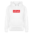 Arnhem hoodie. Uniseks bio-hoodie. - wit