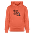 Boefjes Heerenveen. Uniseks bio-hoodie. - lichtrood