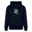 Witte letters Sittard trui. Uniseks bio-hoodie. - marine