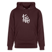 Witte letters Twente trui. Uniseks bio-hoodie. - maroon