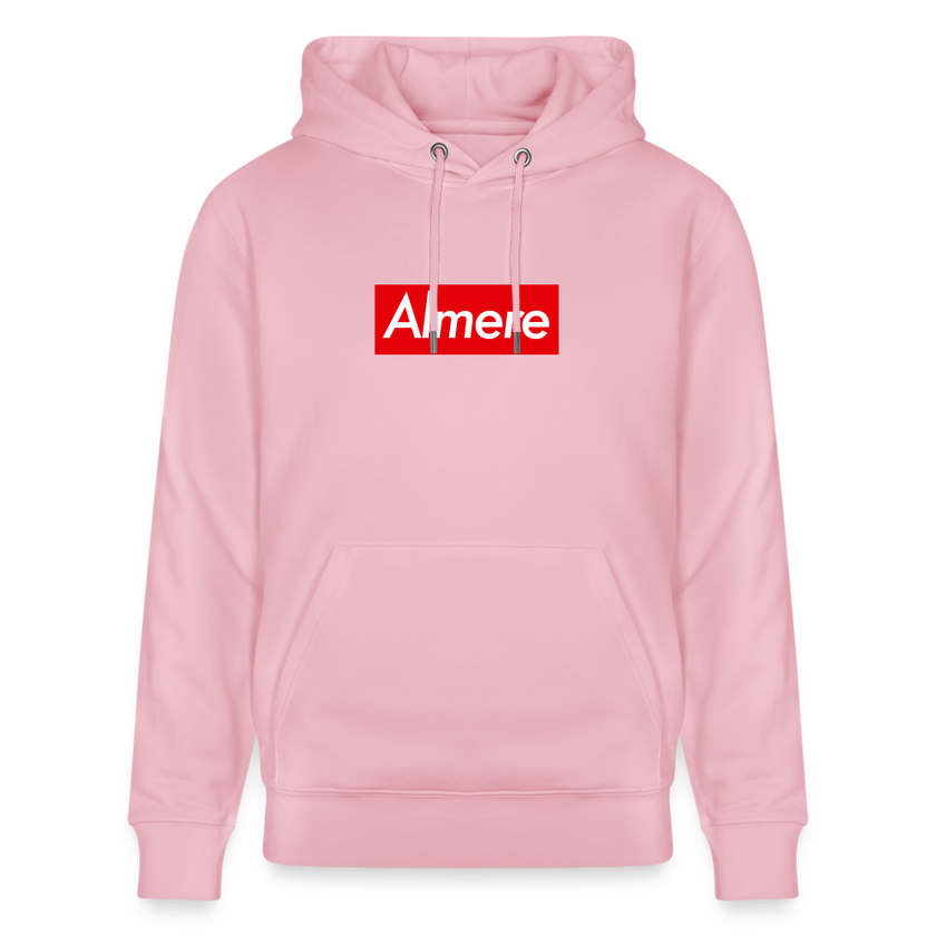 Almere hoodie. Uniseks bio-hoodie. - lichtroze