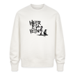 Boefjes Heerenveen. Uniseks oversize bio-sweater. - OFF WHITE