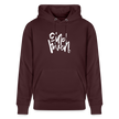 Witte letters Eindhoven trui. Uniseks bio-hoodie. - maroon