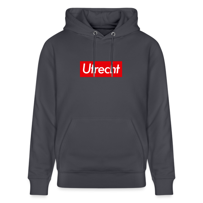 Utrecht hoodie. Uniseks bio-hoodie. - indigo